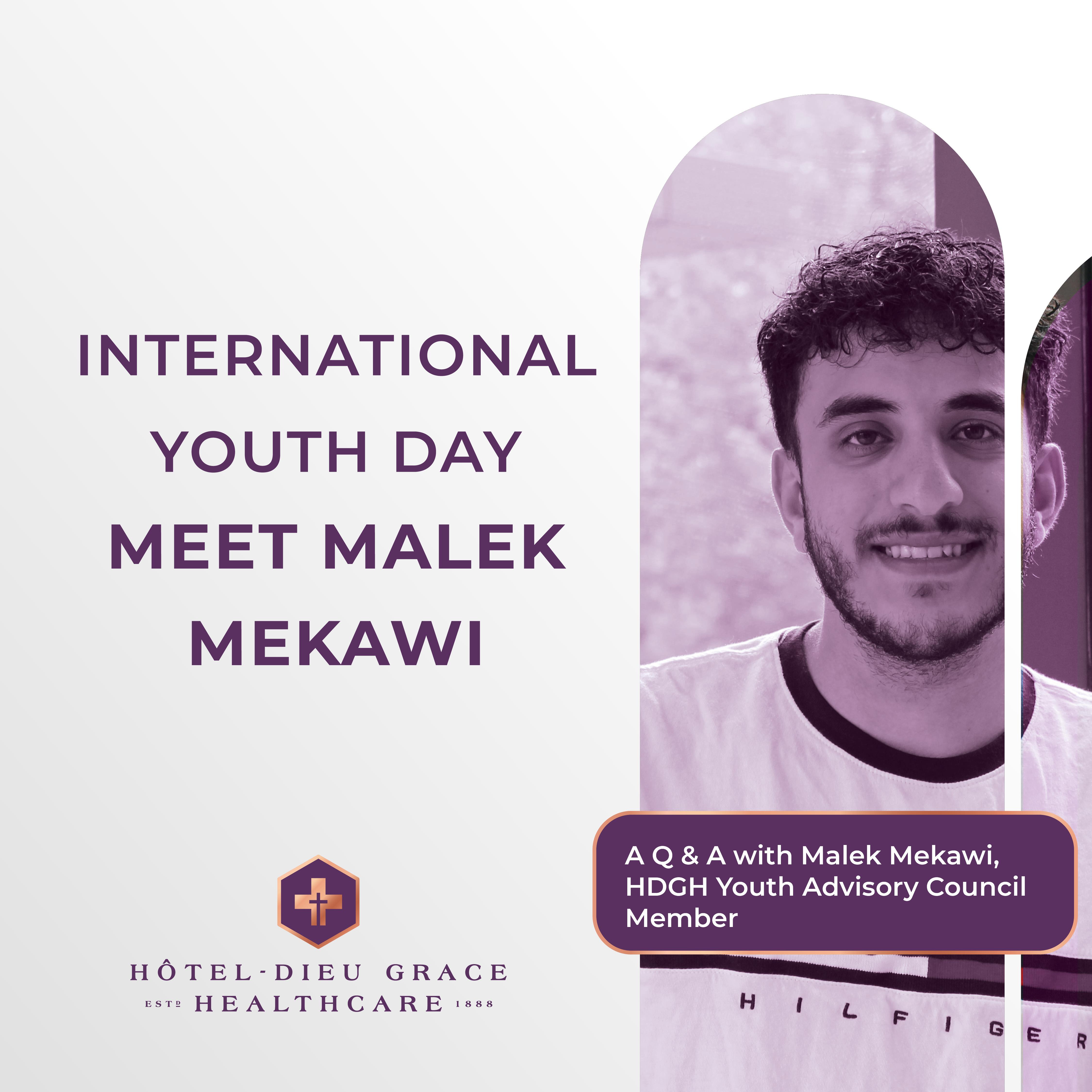 Malek Mekawi next to the blog post title