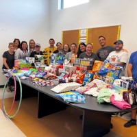 RCC Staff with the donated items