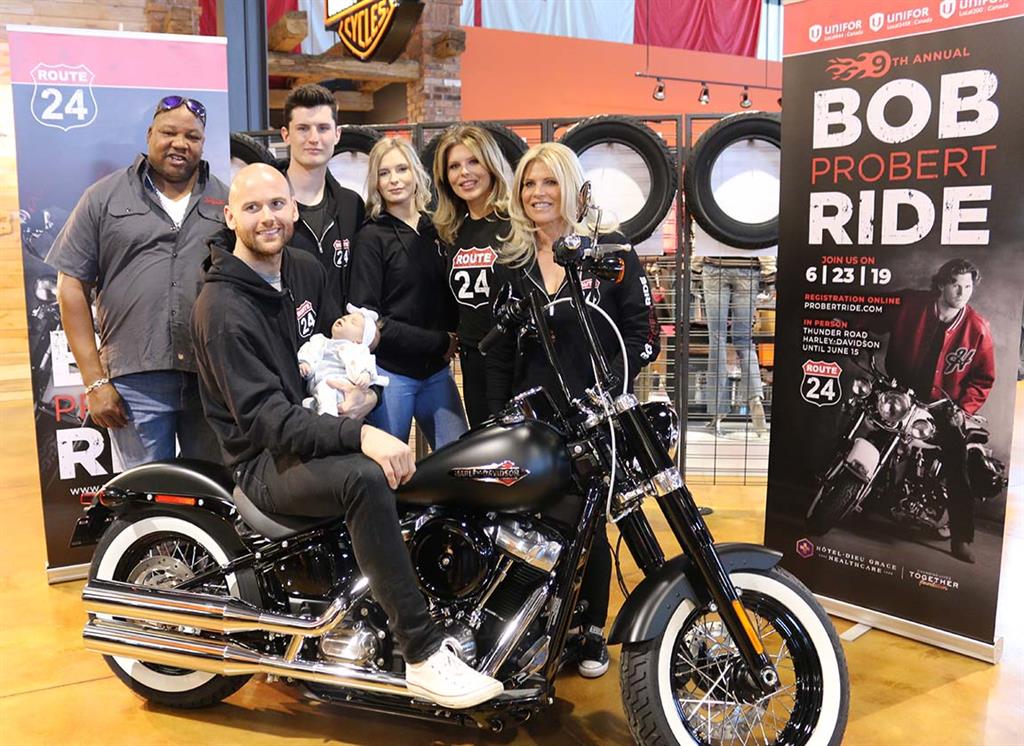 2019 Probert Ride road captains with Probert Family